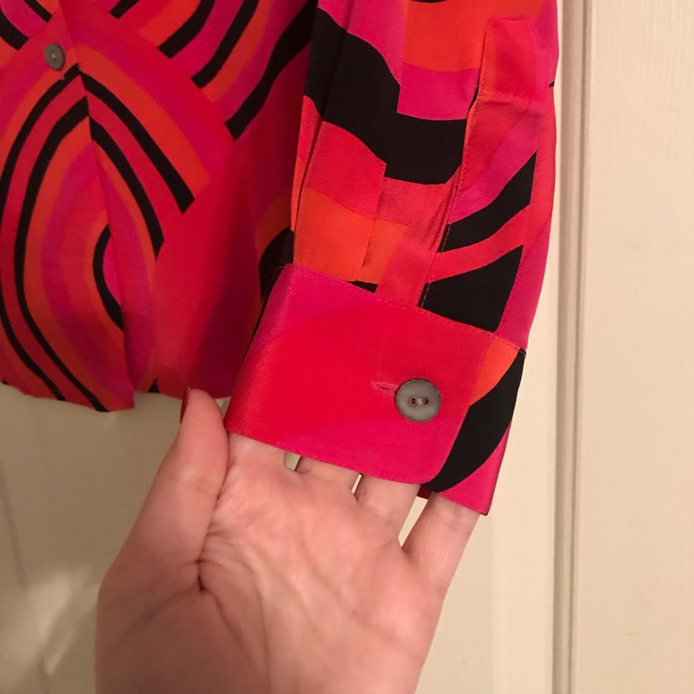 Bright Colored Button Up - Picture 3 of 5